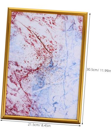 FRCOLOR 1pc Nail Display Board Nail Art Tools Nail Art Wall Holder Fake Display Polish Board Photo Nail Art Display Frame Manicure Holder Showing Rack Wall Bracket Magnet Wooden Pallet 30.5x21.5cm Golden - Buy Online on GoSupps.com