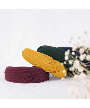 Hbselect 10stk Wide Hair Bands for Women - Colorful Hair Ties for Everyday Concerts and Parties - Thick Hair Accessories - Buy Online on GoSupps.com