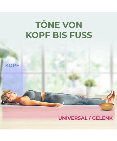 Expert Tibetan Sound Bowl Set for Relaxation & Yoga | Large 21.5cm & Mini 13.5cm | Deep Clay Massage Sound Shells for Private Use - Buy Online on GoSupps.com