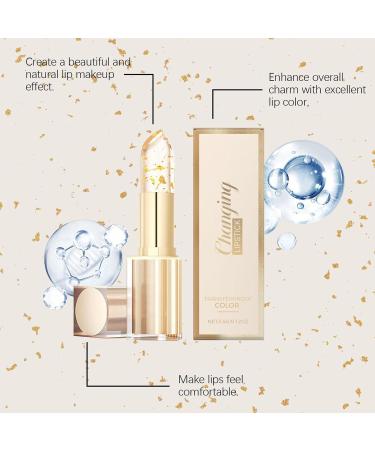  G n rique Color Changing Lipstick Nourishing Plumping Lipstick Dewy Glow Lip Balm Long-Lasting Moisturizing Formula Gold Foil Finish Ideal for Makeup Prep Dating Shopping Day and Night - Buy Online on GoSupps.com