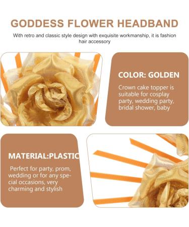 FRCOLOR Goddess Crown Sunburst Spiked Gold Sun Headband Halloween Dress up Headpiece Celestial Crowns Tiaras for Women Photoshoot Accessories Golden - Buy Online on GoSupps.com