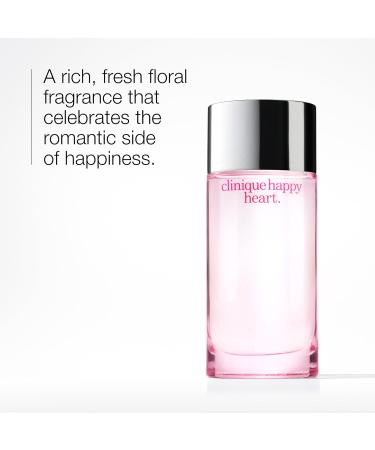 Clinique Happy Heart Eau de Parfum Spray - Perfume for Women | Notes of Mandarin Cucumber Yellow Primrose Water Hyacinth + Blonde Wood 1.7 Fl Oz (Pack of 1) - Buy Online on GoSupps.com