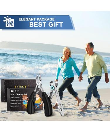 Heavy Duty Toenail Clippers for Seniors | Professional Extra Large Nail Clippers for Thick Nails - Wide Opening & Durable - Buy Online on GoSupps.com