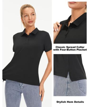 PERSIT Women's UPF 50+ Golf Polo Shirt - Dry Fit Cooling Athletic Top - Buy Online on GoSupps.com