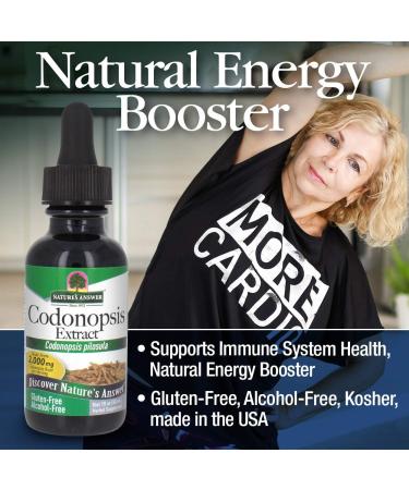 Nature's Answer Codonopsis Root - Organic Alcohol-Free Immune Support & Natural Energy Booster | 1 Fl Oz - Buy Online on GoSupps.com