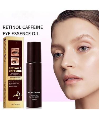 Caffeine Anti-Aging Eye Serum Eyozen Coffee Under Eye Serum Caffeine Eye Serum Under Eye Roller Cream for Dark Circles And Puffiness Retinol Anti-Wrinkle Eye Serum Oil (1pc) - Buy Online on GoSupps.com