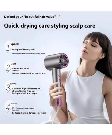 Numoya Hair Dryer Numoya Jetspeed Hair Dryer Numoya Highspeed Dryer for Travel Low Noise Blow Dryer for Home Travel Blow Dryer with Diffuser for Curly Hair (White) - Buy Online on GoSupps.com