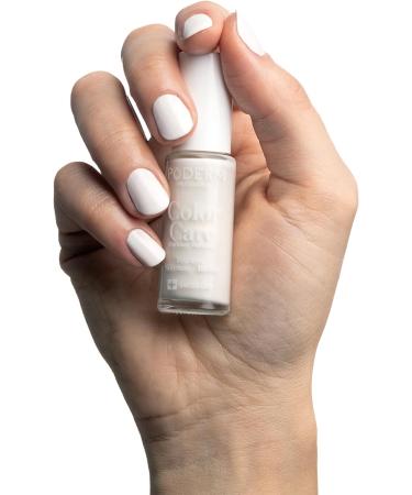 PODERM - FUNGAL NAIL INFECTIONS - Nail varnish TEA TREE - Prevention & Treatment of Nails Yellowed/Damaged by FUNGAL INFECTIONS - TREATS & COLOURS - foot/hand treatment - Swiss Made Pearl White - Buy Online on GoSupps.com