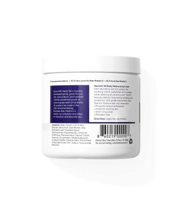 Merlot Moisturizing All Body Cream for All Skin Types | 16 oz | Hydrating Skincare for Everyone - Buy Online on GoSupps.com
