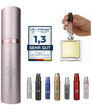 ZENFT Perfume Atomiser Fragrance Made Easy When Travelling Perfume Atomiser with Innovative Design and Easy Filling Your Ideal Companion for Fresh Fragrance Anywhere (Rose)