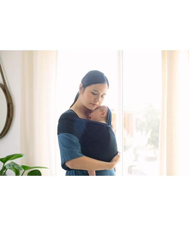 Ergobaby Aura Baby Wrap Carrier | 100% Viscose | Pure Black | Newborn to Toddlers up to 11kg - Buy Online on GoSupps.com