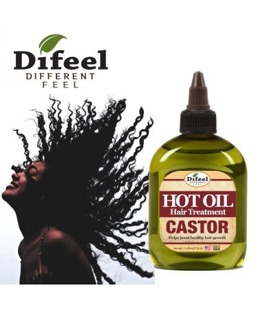 Difeel Castor Hot Oil Treatment 7.1 oz - Nourishing Hair Treatment for Strength and Shine - Buy Online on GoSupps.com