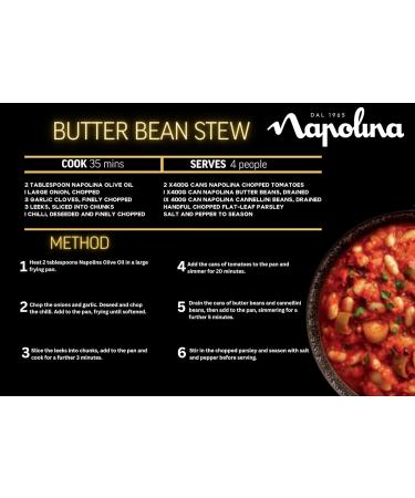 Napolina Butter Beans in Water 400g Single - Buy Online on GoSupps.com
