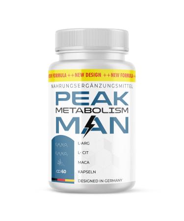 PEAK Metabolism MAN Capsules - amour d sir et passion - utilisation facile - 60 capsules contenu