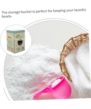 Alipis 2pcs Laundry Detergent Storage Box Washing Powder Bucket Whole Grains Plastic 22.30X15.20X15.20CMx2pcs As Shownx2pcs - Buy Online on GoSupps.com