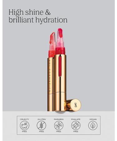 PDL Cosmetics Sexy Shine Tinted Soft Pink Lip Gloss (Angel) - Vegan & Cruelty-Free | Hydrating Non-Sticky Formula for High Shine Finish | .14 fl oz - Buy Online on GoSupps.com