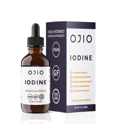 Ojio Iodine Lugol's Solution 2% 2 fl oz (60 ml)