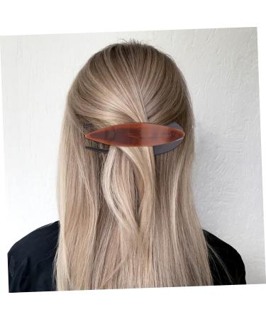 Gadpiparty hairpin french curved hair claw hair claws pin clamp jaw clips for hair french hair barrettes flat hair barrettes girl hair clips flat hair claw dense acetic acid Mother As Shown 3 13X5CM - Buy Online on GoSupps.com