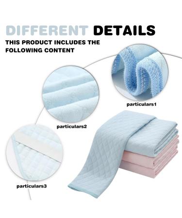 Reusable Baby Wrap Pads - 4 Pack | Washable & Portable Diaper Changing Mat (70x60cm) for Toddlers | Perfect for On-the-Go Convenience - Buy Online on GoSupps.com