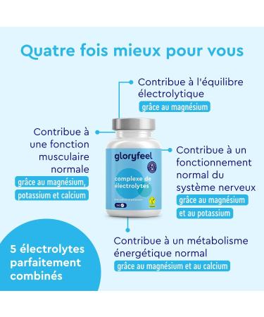 Comprim s Electrolytes Hydratation - 240 Comprim s avec Magn sium Potassium Sodium Calcium et Chlorure - quilibre lectrolytique* et Fonction Musculaire* - Vegan et Sans Additifs Inutiles - Buy Online on GoSupps.com