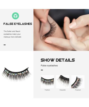5 Pairs Diamond False Eyelashes - Dramatic 6D Wispy & Fluffy Eye Lashes for Women | Miss Eyeliner Black Fake Lashes - International Shipping - Buy Online on GoSupps.com