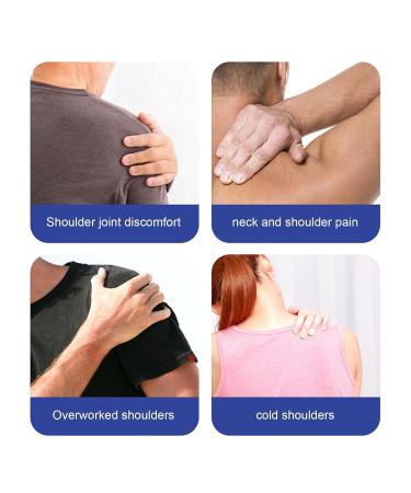 Double Shoulder Support - Breathable Adjustable Graphene Fibre Shoulder Brace Wrap for Unisex - XL Size - Pain Relief & Protection - Buy Online on GoSupps.com