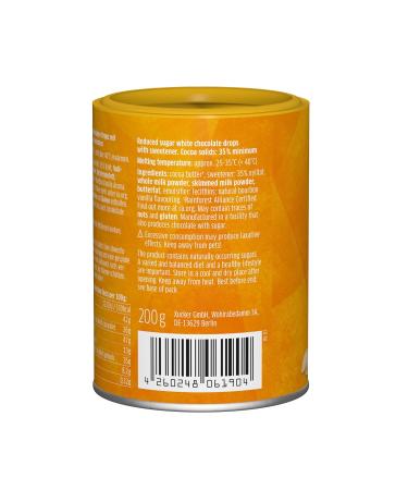Buy Xucker White Chocolate Drops - Sugar-Free with Xylitol 35% Cocoa 200g - International Shipping Available - Buy Online on GoSupps.com