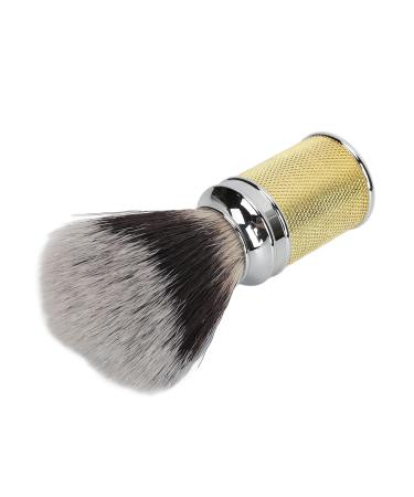 Foaming Soft Beard Brush | Gold Aluminum Alloy Curved Handle | Salon Quality Grooming Tool - Buy Online on GoSupps.com