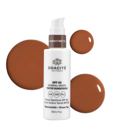 Odacite SPF50 Flex-Perfecting Mineral Drops Tinted Sunscreen 30ml Four
