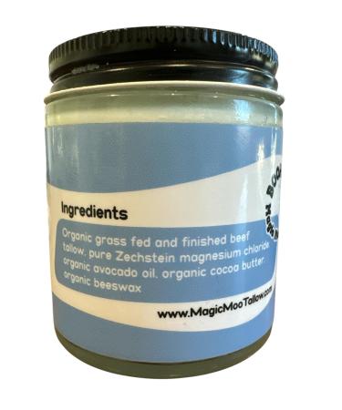 Magic Moo Magnesium Whipped Tallow Skincare for sore muscles, sleep, muscle and period cramps, stress, relaxation & more. Topical magnesium that works. 2 Fl Oz (Pack of 1) - Buy Online on GoSupps.com