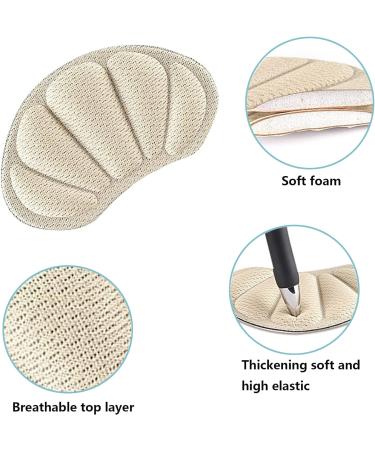 Self-Adhesive Heel Grips & Cushion Inserts - 3 Pairs | Anti-Slip Pads for Loose Shoes | Men & Women Sneakers, High Heels, Leather Shoes - Buy Online on GoSupps.com