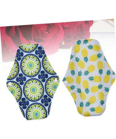 Reusable Cotton Menstrual Pads - 2pcs Women's Briefs with Washable Cloth Nursing Mat - Eco-Friendly Menstrual Napkin Set - Buy Online on GoSupps.com