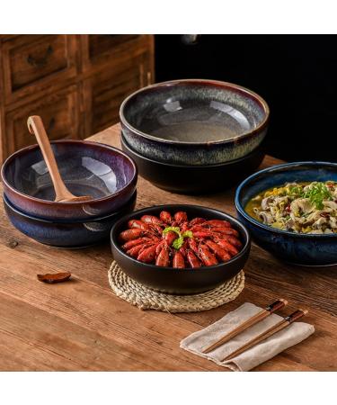 Salad Bowls Mixing Bowls Ceramic Soup Bowls Salad Soup Ramen Bowls Ceramic Salad Bowls Kitchen Barley Bowls Dessert Bowls Salad Bowl Pasta Bowls(B) (C) - Buy Online on GoSupps.com