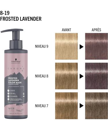 Schwarzkopf Professional CHROMA ID Semi Permanent Color Mask Mix Tone Color System Refreshing Toning Intense Care Deep Conditioning Vegan Formula 8-19 Frosted Lavender 300 ml - Buy Online on GoSupps.com