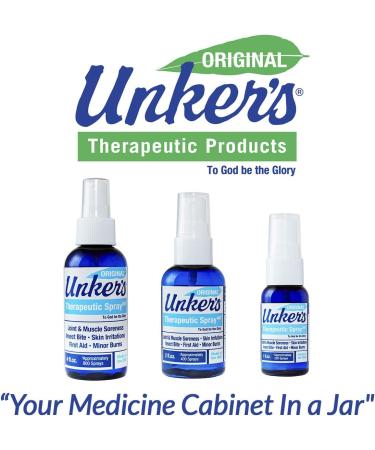 Unker's NATURub Spray (2 oz) - Natural Pain Relief Spray for Quick Relief - Buy Online on GoSupps.com