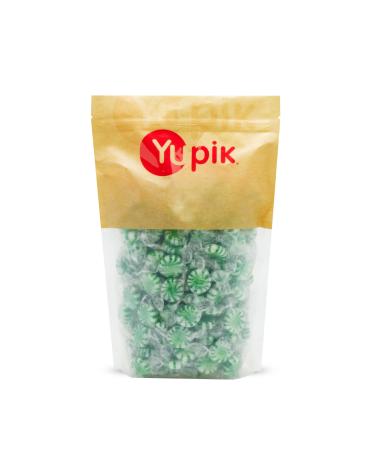 Yupik Green Pinwheel Mints 1 kg Hard Candies Individually Wrapped Refreshing Sweet Minty Flavor Classic Treat Delicious Snacks Ideal for Gifting & Holidays 1.0 kg (Pack of 1)