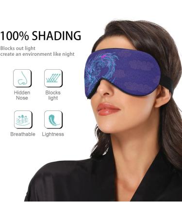 Haskirky Breathable Light Blocking Eye Mask for Deep Sleep - Adjustable Adult Men and Women Travel and Meditation Comfort - Purple - Buy Online on GoSupps.com