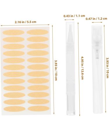 POPETPOP 1 Set Double Eyelid Sticker Set Traceless Eyelid Stickers Eye Lift Tape for Droopy Lids Eyelid Lifter Strips Invisible Tape Girl Eyelid Stickers Plastic Cosmetic Supplies - Buy Online on GoSupps.com