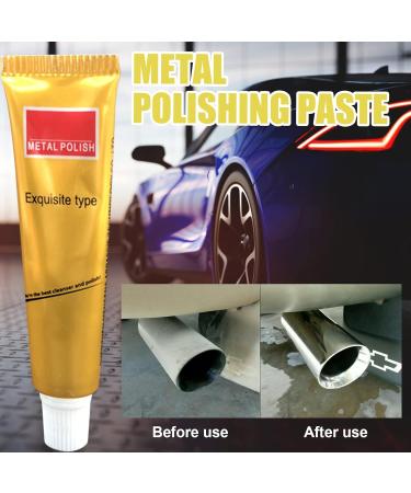 Metal Cleaning Paste - Rust Removing Polishing Cream for All Metal - Automotive Maintenance Cream for Rust Removal for Tin Chromium Brass Magnesium D: 10g Fine - Buy Online on GoSupps.com