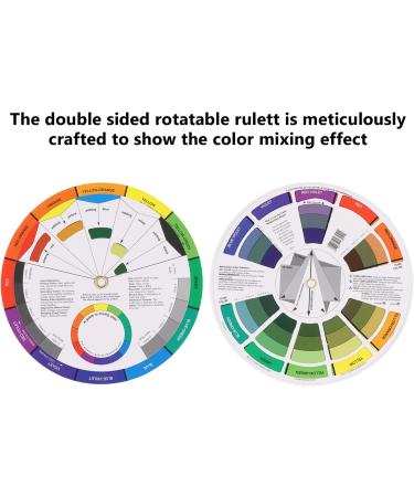 Color Wheel Mixing Guide for Paint and Makeup - Small Size - Buy Online on GoSupps.com