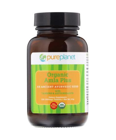 Pure Planet Organic Amla Plus 500 mg 100 Tablets