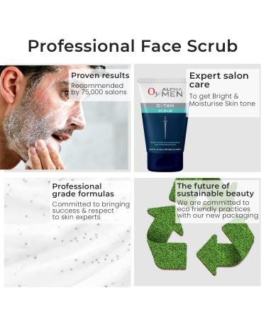 Shop New ALPHA MEN Acno D-TAN Scrub with Hyaluronic & Mint | Effective TAN Removal Blackhead Fighter & Skin Detox (1.69 Fl Oz) - International Shipping - Buy Online on GoSupps.com