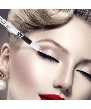HAPINARY 20 Pcs Lying Silkworm Eyeliner Makeup Supply Eyeshadow Pen Makeup Eyeliner Pencils White Wooden Pole - Buy Online on GoSupps.com