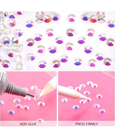 YHMQ 576PCS Rhinestones for Nails - Crystal TransparentAB & SS30 Nail Crystals | Perfect Nail Art Supplies - Buy Online on GoSupps.com