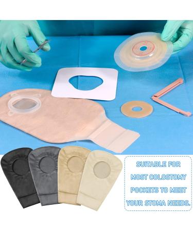 Stylish Sherr Ostomy Bag Covers - Odor Control Washable & Lightweight Pouch Liners for Men & Women (4 Colors 4 Pieces - Buy Online on GoSupps.com