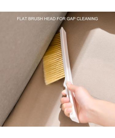 Shakven Soft Bristles Dusting Brush | Handheld Household Bed Brush with Dense Bristles Hand Brush Anti-Static Dust Brush Anti-Slip for Cabinet Desk Dust - Buy Online on GoSupps.com
