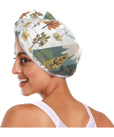 Buy Road Trip Wild Nature Hair Towel 2 Pack - Super Absorbent Quick Dry Hair Turbans for Women & Girls | Perfect Travel & Home Use - Buy Online on GoSupps.com