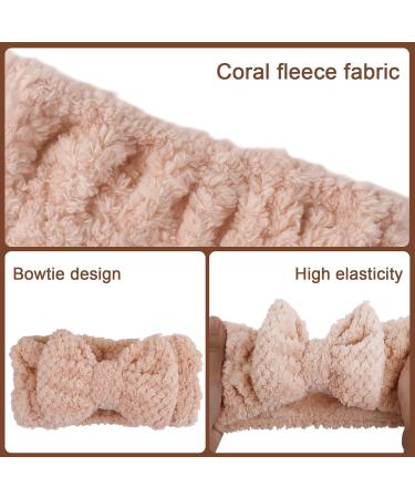 Tufusiur 3 Pack Women Makeup Headband - Microfiber Bow Spa Hair Band for Skincare - Elastic Hairband for Washing Face - Ideal for Women and Girls - Buy Online on GoSupps.com