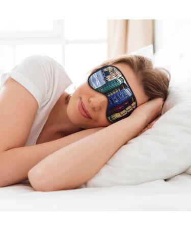 British Phone Booth Soft Sleep Eye Mask Female Breathable Eye Patch Perfect for Travel and Relaxation - Buy Online on GoSupps.com