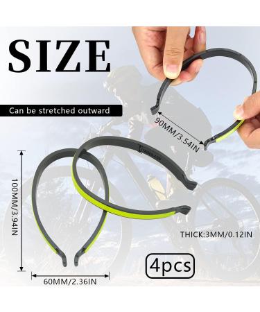 Buy DNGH Reflective Bicycle Pants Clips | Universal Cycle Clips for Cyclists | Durable Pants Protection & Reflectors - Buy Online on GoSupps.com